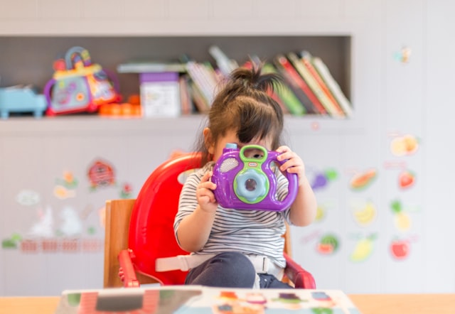 Children learning in a classroom setting